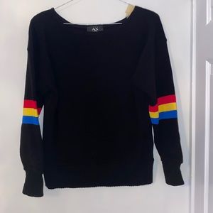 Black sweater stripe detailing ⚡️SEND BEST OFFER⚡️